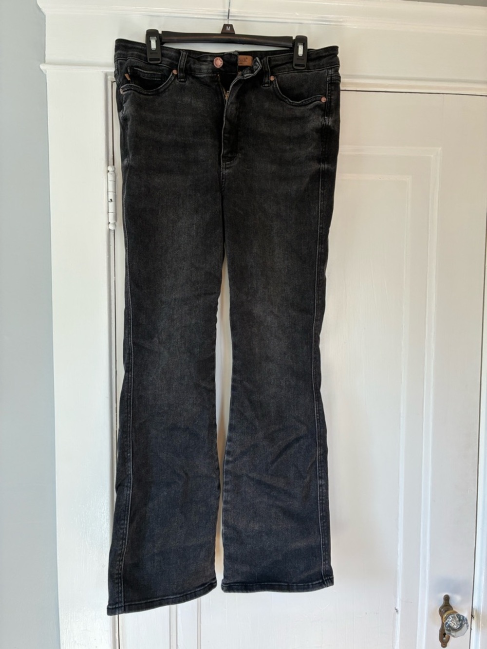 Judy Blue Washed Black Boot Cut Jeans, Size 13|31 Short